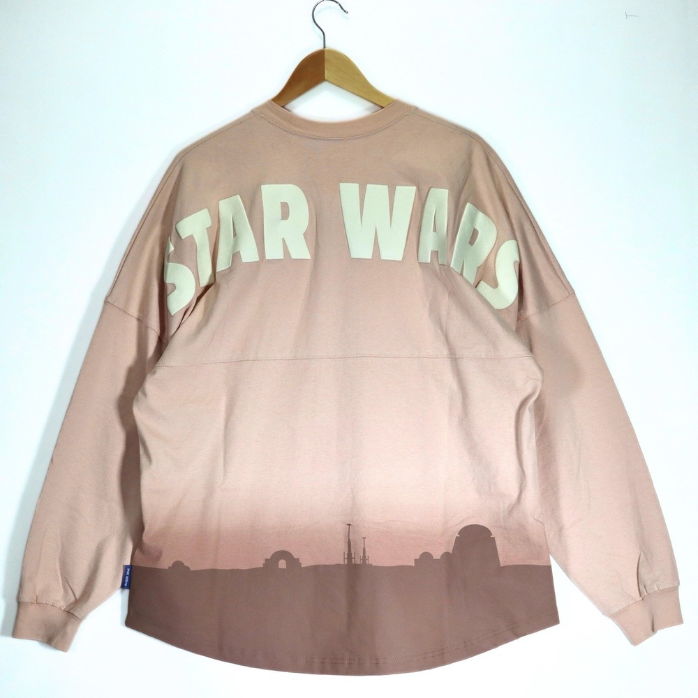 Disney Parks Star Wars Sands of Tatooine Two Suns 2024 Spirit Jersey Shirt L